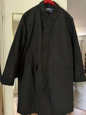 Polo by Ralph Lauren Gore Tex Black Men's Raincoat Mens M NWOT